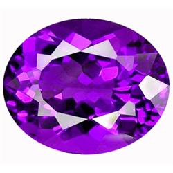 11.00ct Glorious Oval Purple Amethyst FLAWLESS (GEM-12698)