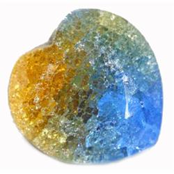 22.40ct AAA Bi Color Heart Cut Citrine VVS (GEM-12666)