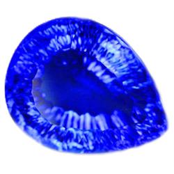 54.15ct Cornflower Blue Pear Concave Quartz VVS (GEM-12511)