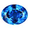 15.20ct AAA Gorgeous London Blue Oval Cut Topaz VVS (GEM-12441)