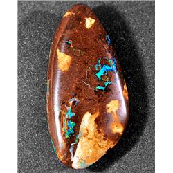 30.33ct Flashy Green Double-Sided Yowah Boulder Opal (GEM-11060)