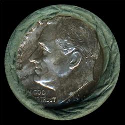 1961 SILVER Roosevelt Dime RARE Never Opened Original Bank Roll 50 GEMS (COI-4800)