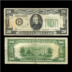 1934A $20 Note NY Scarce Nice Circulated (COI-4673)