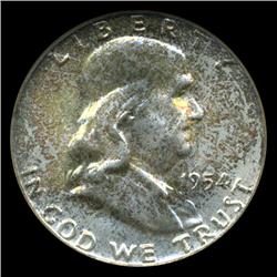 1954 Franklin Half ANACS MS65 (COI-4604)