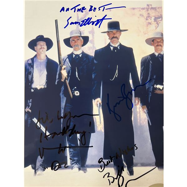 Tombstone cast signed movie photo