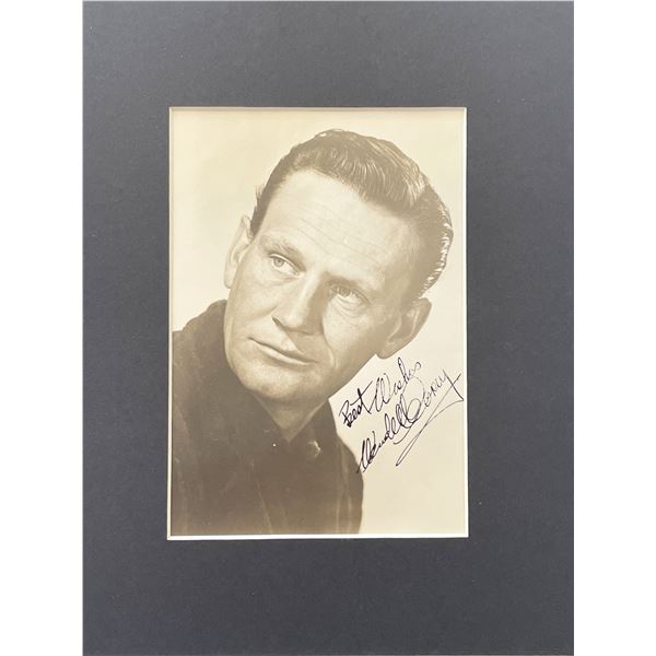 Wendell Corey signed photo