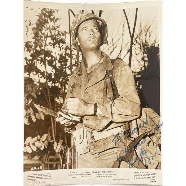 Home of the Brave Douglas Dick signed movie photo