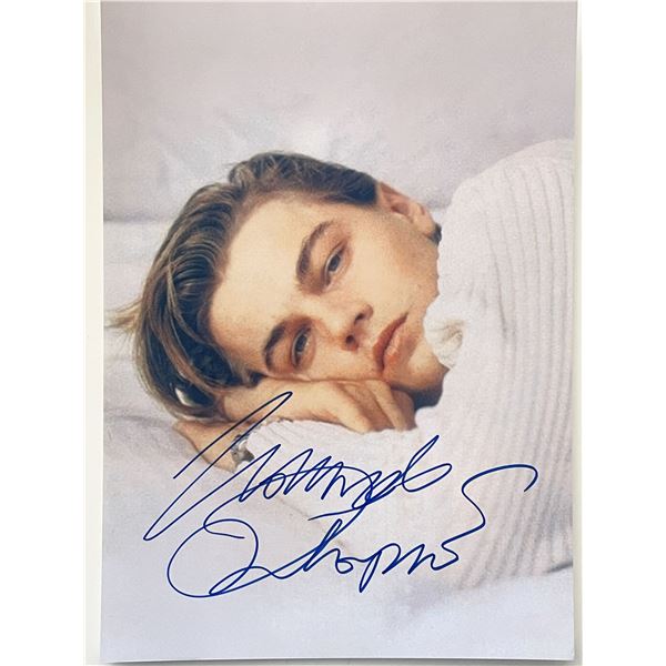 Leonardo DiCaprio signed photo