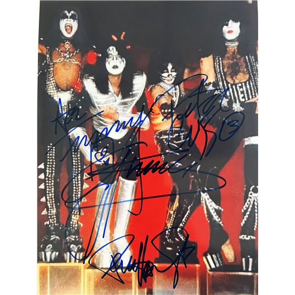 KISS signed photo