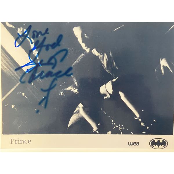 Prince signed photo