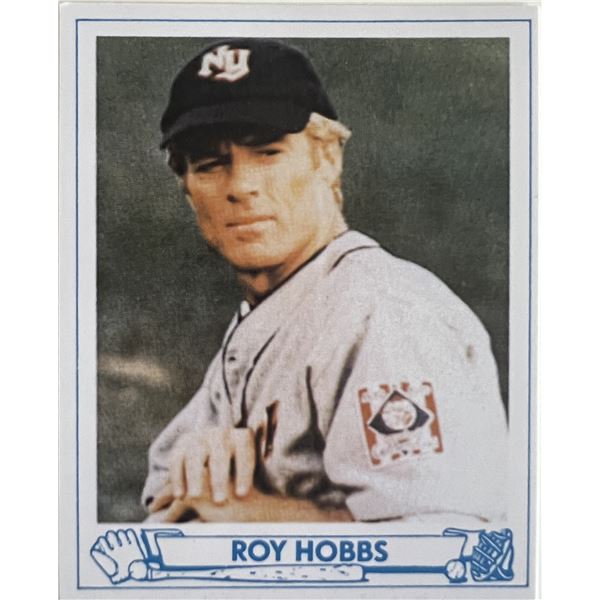 The Natural Robert Redford Roy Hobbs baseball card