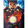 Image 1 : Iron Man Robert Downey Jr. signed movie photo
