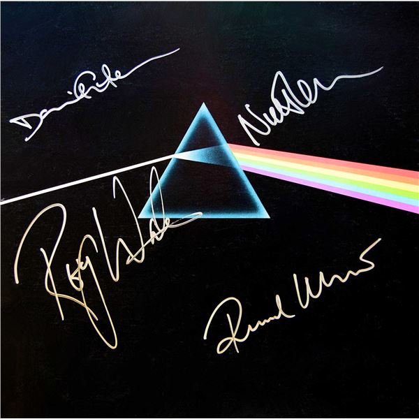 Pink Floyd signed The Dark Side Of The Moon album