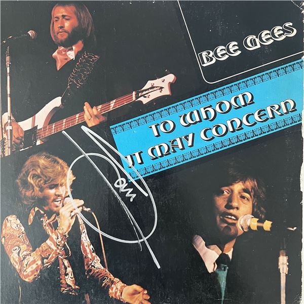 The Bee Gees To Whom It May Concern signed album