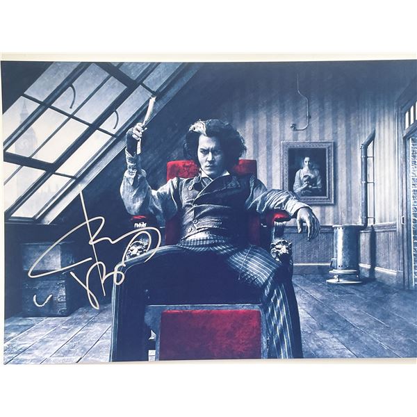 Sweeny Todd Johnny Depp signed photo