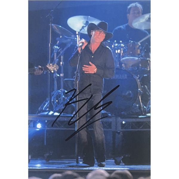 Kenny Chesney signed photo