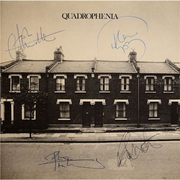 The Who Quadrophenia signed album insert book