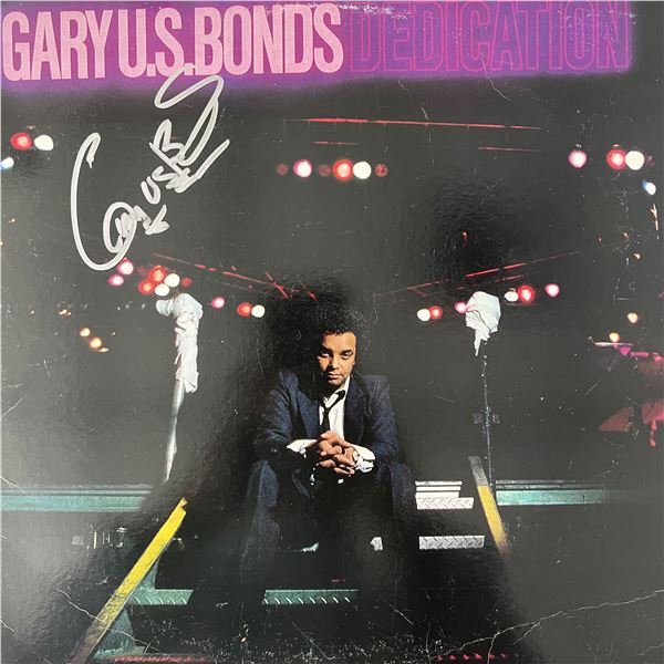 Gary U.S. Bonds signed Dedication album