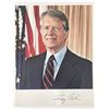 Image 1 : 39th POTUS Jimmy Carter printed signature photo