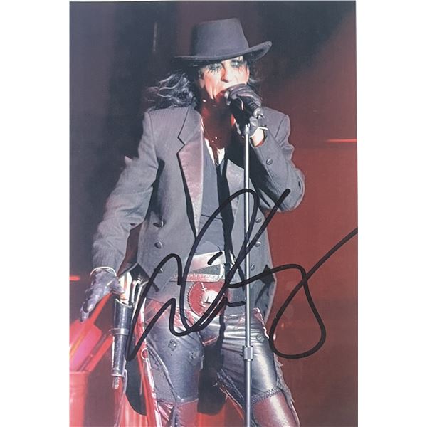 Alice Cooper signed photo