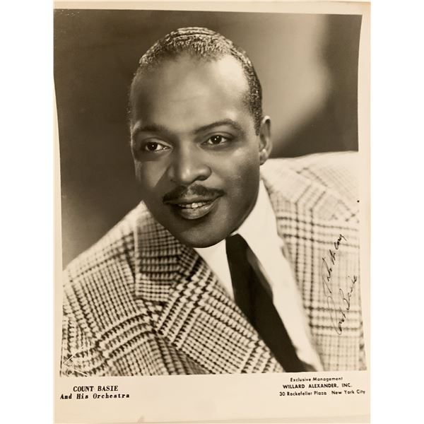 Count Baisie signed photo