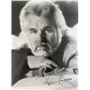 Image 1 : Country singer Kenny Rogers signed photo
