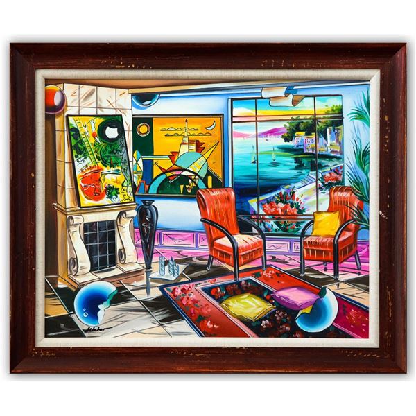 Alexander Astahov- Original Oil on Canvas "Marina View"