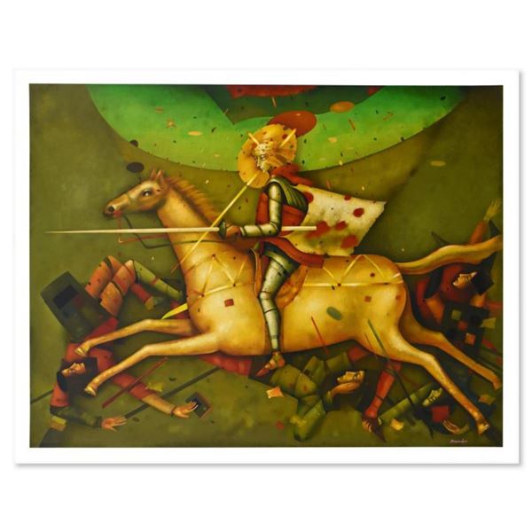 Mihail Aleksandrov, "The Rider" Limited Edition Serigraph (58" x 44.5"), Numbered and Hand Signed wi