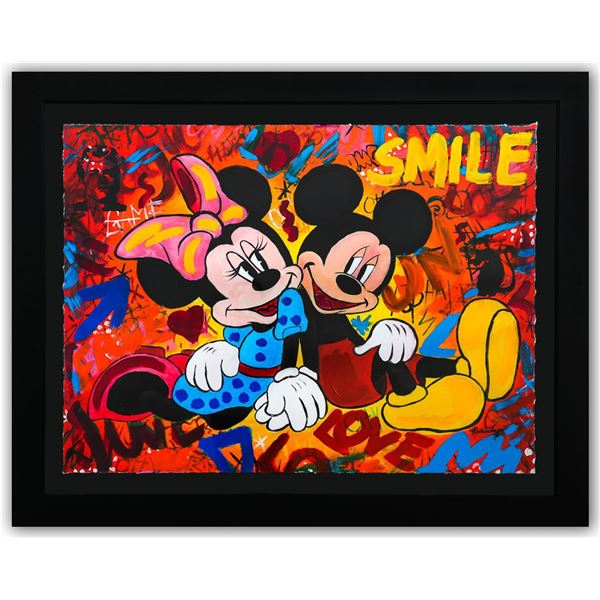 Nastya Rovenskaya- Original Mixed Media on Paper "Love"