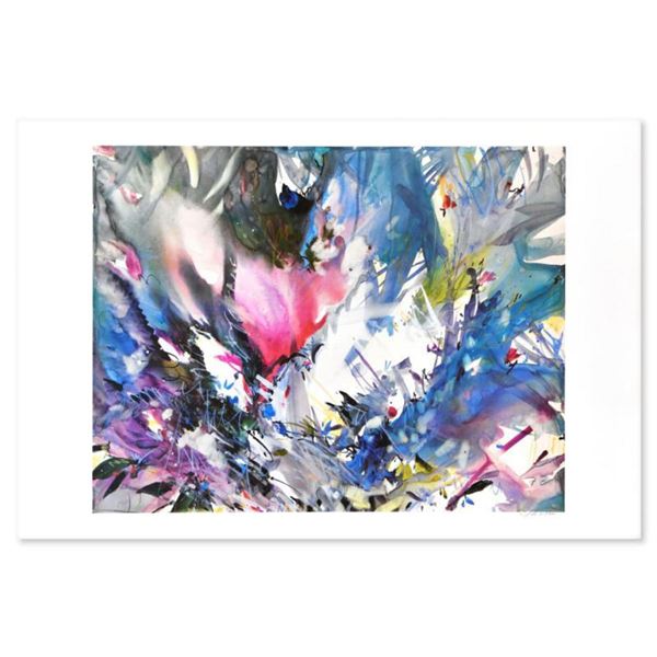 Zoe Mac, "Brooks Delight" Limited Edition Lithograph, Numbered and Hand Signed with Letter of Authen