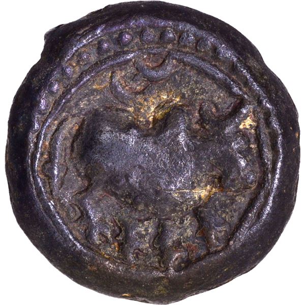 Copper Base Alloy Coin of Khandesh Region of Post Vakatakas.