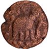 Image 2 : Copper Coin of Venad Cheras with Elephant standing type.