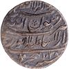 Image 1 : Shah jahan Lahore Dar us Sultana Mint Silver Rupee Coin with Four lines type on bothsides.