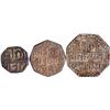 Image 1 : Set of Three Silver Coins Gaurinatha Simha of Assam.
