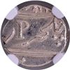 Image 4 : Indo French Mahe Silver One Fifth Rupee Coin.