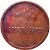 Image 1 : Bengal Presidency of Copper Half Anna of Calcutta Mint.