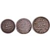Image 2 : Set of Three Silver Quarter, Half & Rupee Coins Calcutta & Madras Mint of Madras Presidency.