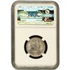 Image 2 : NGC MS 63 Graded Silver Half Rupee Coin of King George V of Bombay Mint of 1917.