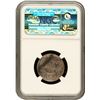 Image 2 : Rare NGC MS 63 Graded Silver Half Rupee Coin of King George V of Bombay Mint of 1928.