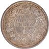 Image 1 : Uncirculated Silver Half Rupee Coin of King George V of Calcutta Mint of 1929 with Ghost Impression.