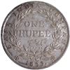 Image 2 : Exceedingly Rare Silver One Rupee Coin of King William IIII of the year 1835 of Calcutta Mint.