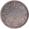 Image 1 : 1871 (Actual Minting Year) Silver One Rupee Coin of Victoria Queen of Bombay Mint of 1862 without in