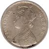 Image 2 : 1873 (Actul Minitng year) Silver One Rupee Coin of Victoria Queen of Bombay Mint of 1862 without ini