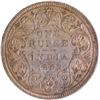 Image 1 : 1874 (Actul Minitng year) Silver One Rupee Coin of Victoria Queen of Bombay Mint of 1862 without ini