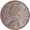 Image 2 : 1874 (Actul Minitng year) Silver One Rupee Coin of Victoria Queen of Bombay Mint of 1862 without ini