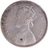 Image 2 : Scarce Silver One Rupee Coin of Victoria Empress of Bombay Mint of 1881.