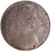 Image 2 : Very Rare Silver One Rupee Coin of Victoria Empress of Bombay Mint of 1885.
