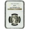 Image 1 : NGC MS 63 Graded Silver One Rupee Coin of King Edward VII of Calcutta Mint of 1903.