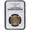 Image 1 : NGC MS 63 Graded Silver One Rupee Coin of King George V of Calcutta Mint of 1914.