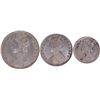 Image 2 : Different Denomination of Silver Set of Victoria Empress of Calcutta Mint of 1881.